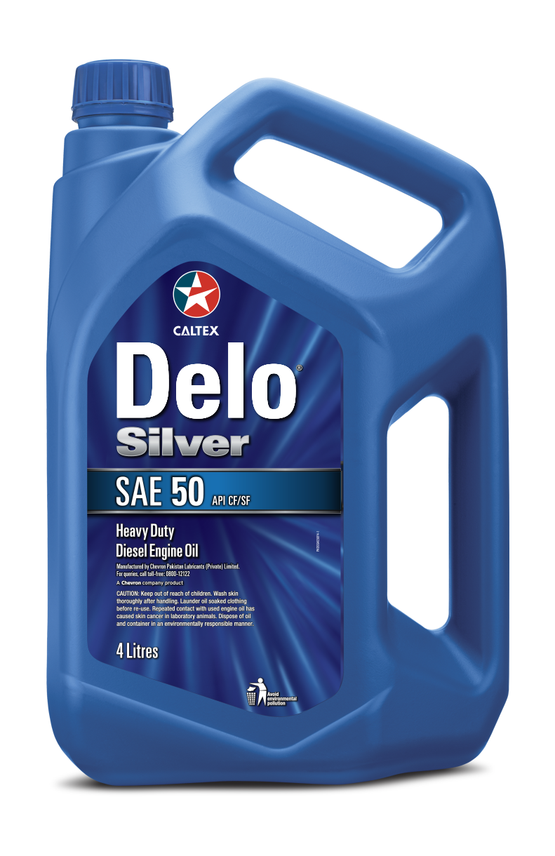 Delo® Silver SAE 50 Heavy Duty Diesel Engine Oil Caltex Pakistan